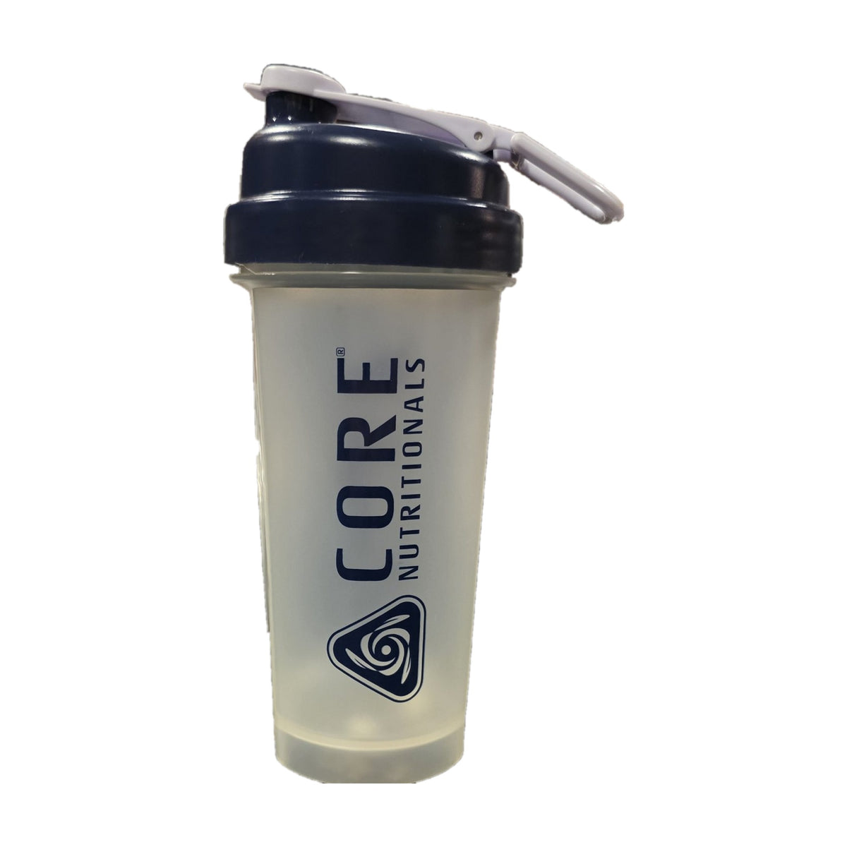 Shaker Core Nutritionals tapa azul