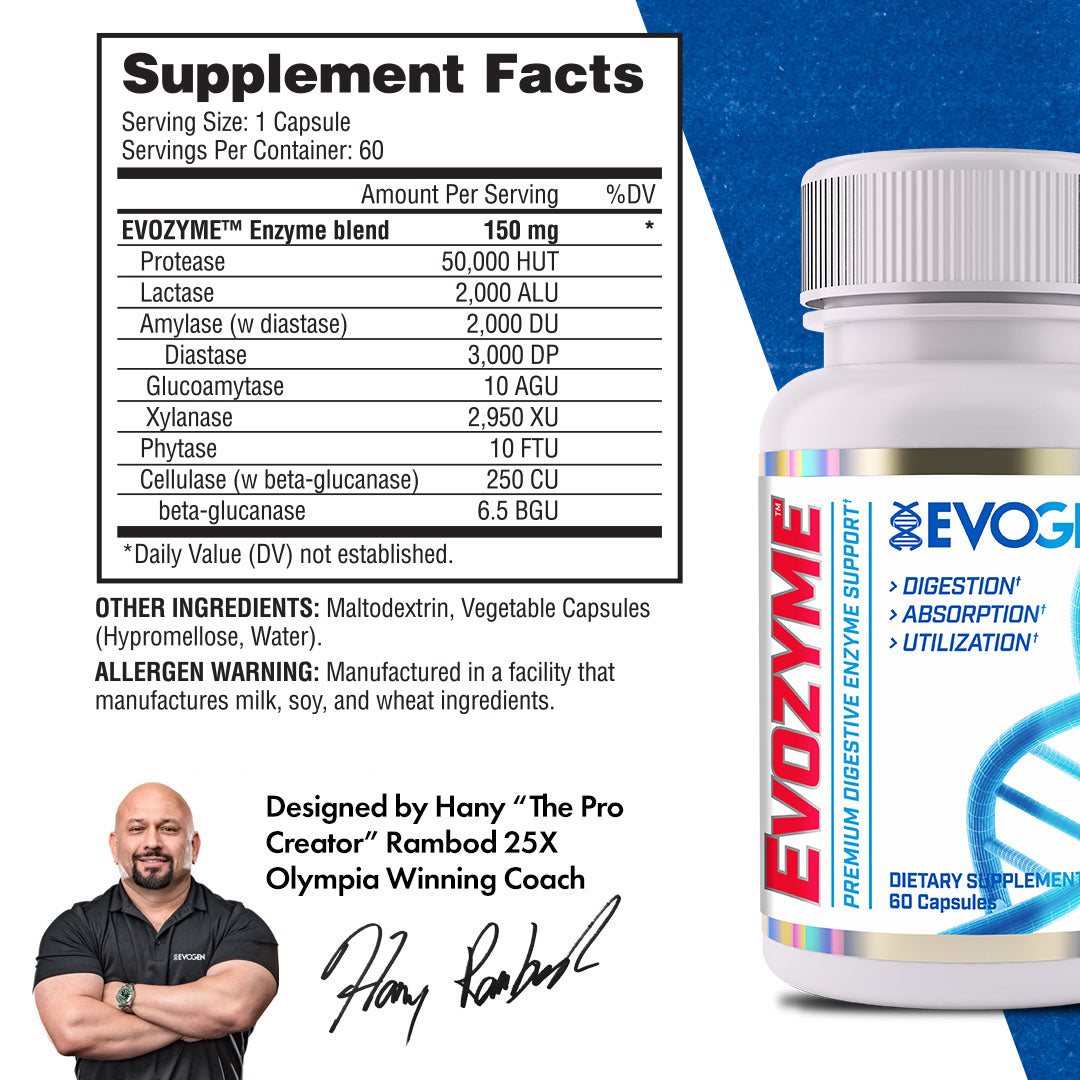 Evozyme Complejo de Enzimas Digestivas
